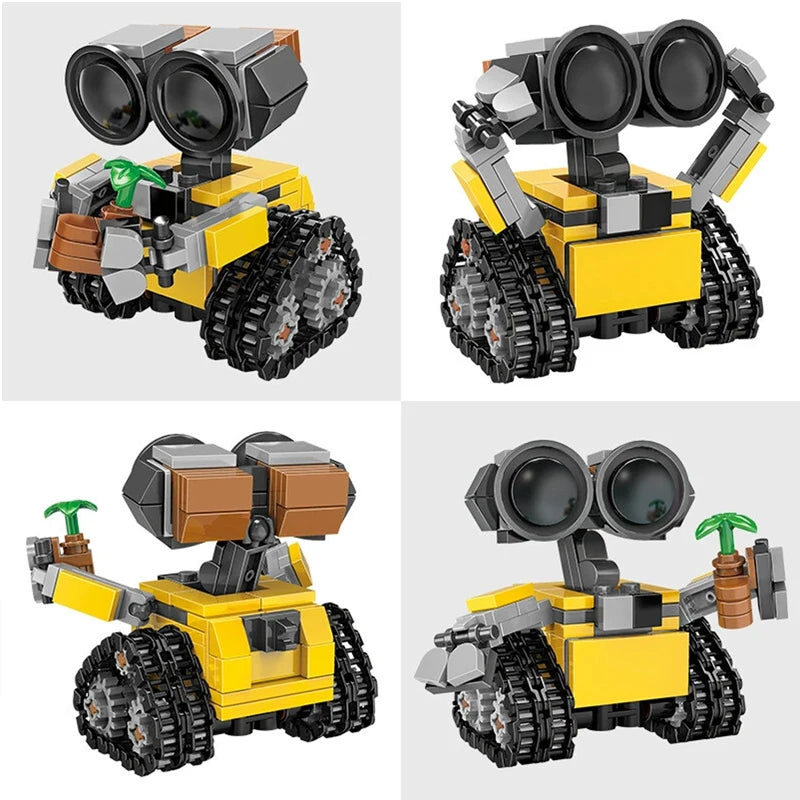 Nuevo mini Kit de bloques de construcción Wall-E, Idea MOC, modelo de película clásica técnica, montaje de bloques de construcción, juguete para regalo para niños
