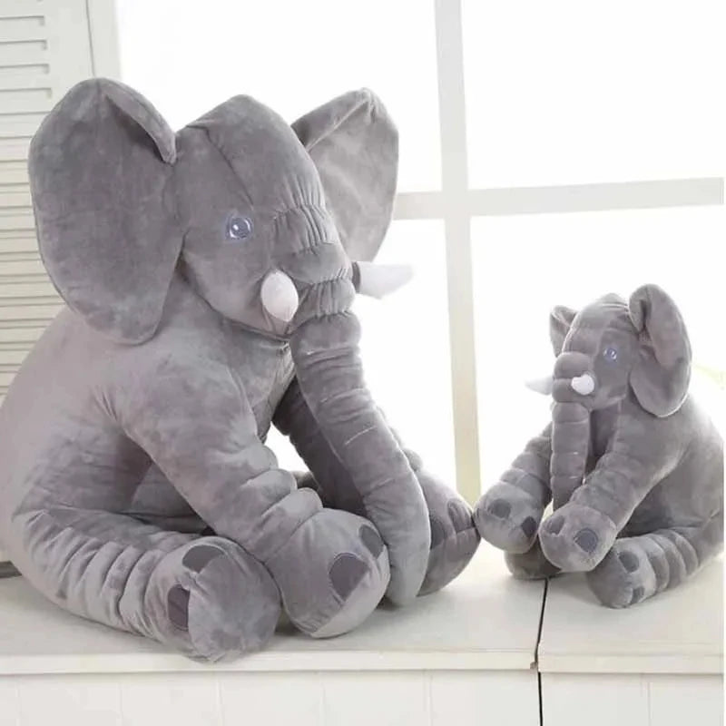 Elefante suave de 40cm, juguetes de peluche, elefante bonito, almohada para dormir para bebé, animales de peluche, los mejores regalos para decoración de habitación de cumpleaños para niños