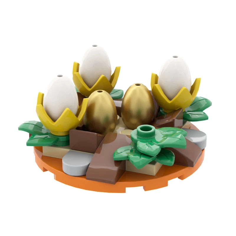 Nido de dinosaurio Jurásico para bebé, colección de juguetes de bloques de construcción, regalo de recuerdo, cumpleaños, Jurassic Rex Raptor