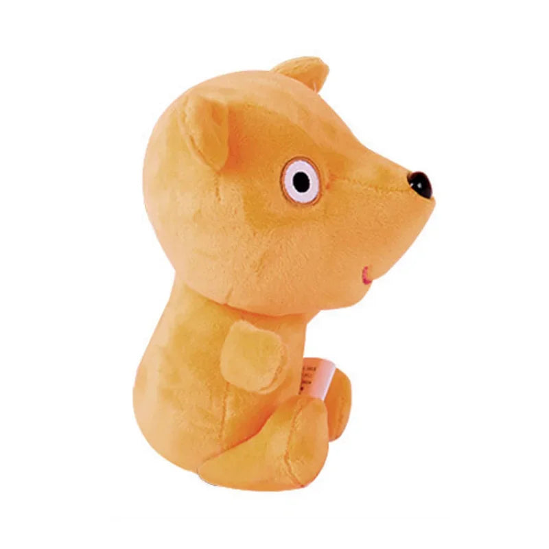 19cm Original Peppa Pig juguetes de peluche George Eddie Bear Mr dinosaurio figura de Anime juguetes de peluche niños juguete de regalo de Navidad