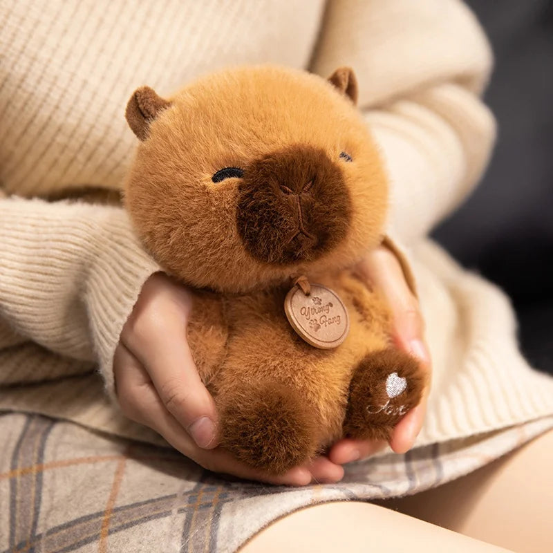 Bonitos animales sentados, Panda rojo, zorro, perezoso, gato, muñecos de peluche suaves, capibara de peluche, cerdo, juguetes para bebés, regalos para niños