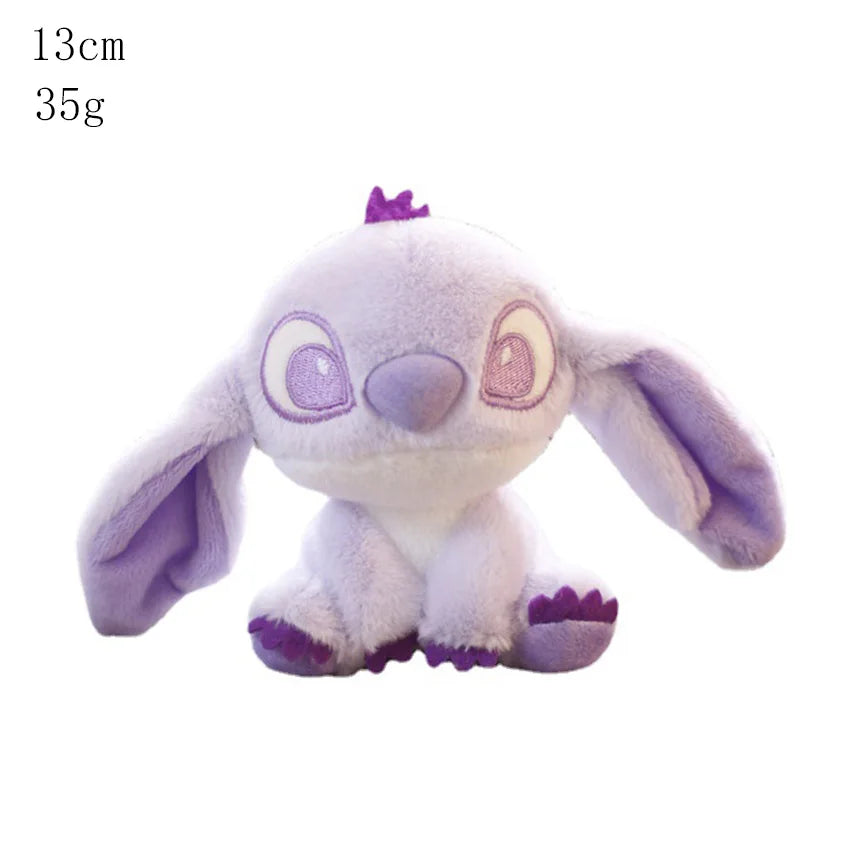 Muñecos de peluche de punto azul y rosa de dibujos animados de Disney, juguetes de Anime Lilo y Stitch de 20CM, juguetes de peluche Stich, regalos de navidad para niños