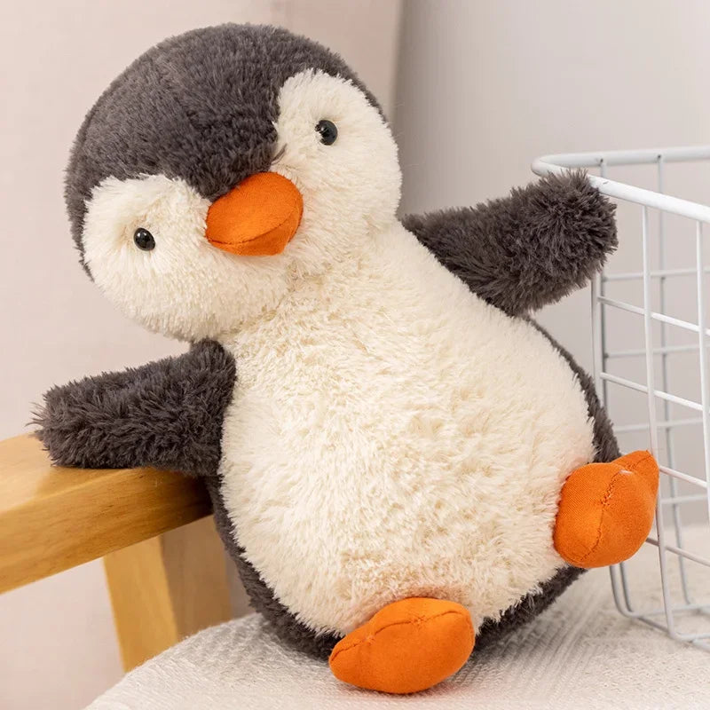 Juguetes de peluche de pingüino suave Huggable Kawaii para niños, muñeca de peluche para niños, regalo de cumpleaños para niños, 16-30CM