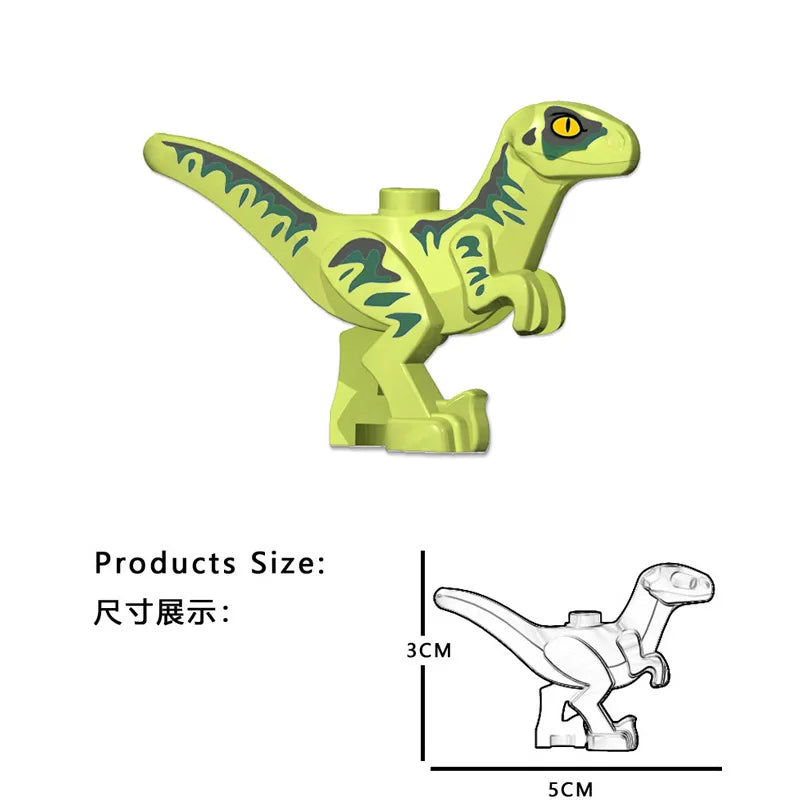 Nido de dinosaurio Jurásico para bebé, colección de juguetes de bloques de construcción, regalo de recuerdo, cumpleaños, Jurassic Rex Raptor