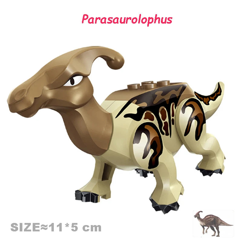 Velociraptor Triceratops Indominus t-rex modelo Jurassic World dinosaurios niños niño ensamblar bloques de construcción juguetes educativos