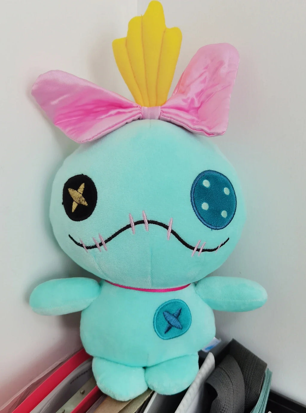Muñecos de peluche de Stitch azul y rosa de dibujos animados de Disney, juguetes de Anime Lilo y Stitch Stich, juguetes de peluche, regalos de Navidad para niños