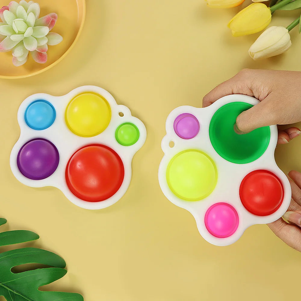 Juguetes sensoriales blandos para niños con autismo y ansiedad, juguetes de tubo retráctil para adultos, juguetes de guisante para apretar