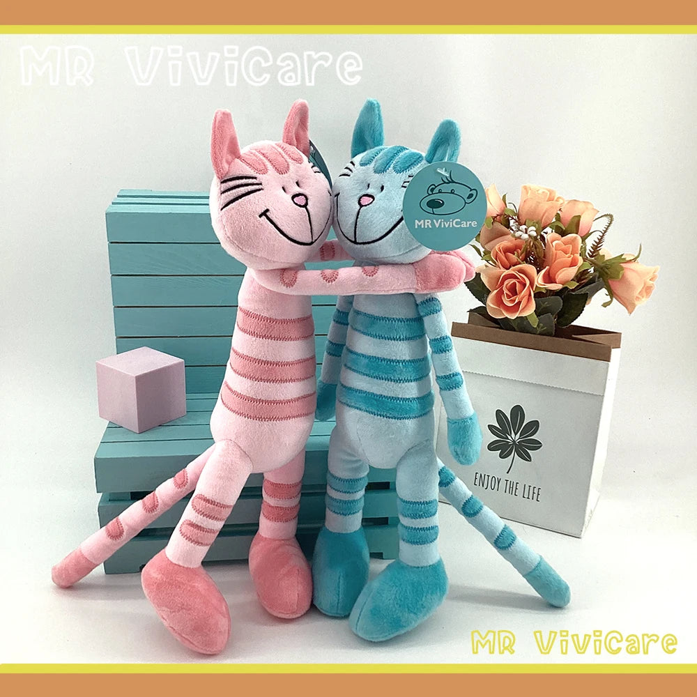 MR ViviCare-juguete de peluche de gato, simulación pequeña y suave, juguetes de animales de peluche para niños, accesorios bonitos para fotos, cumpleaños para niñas