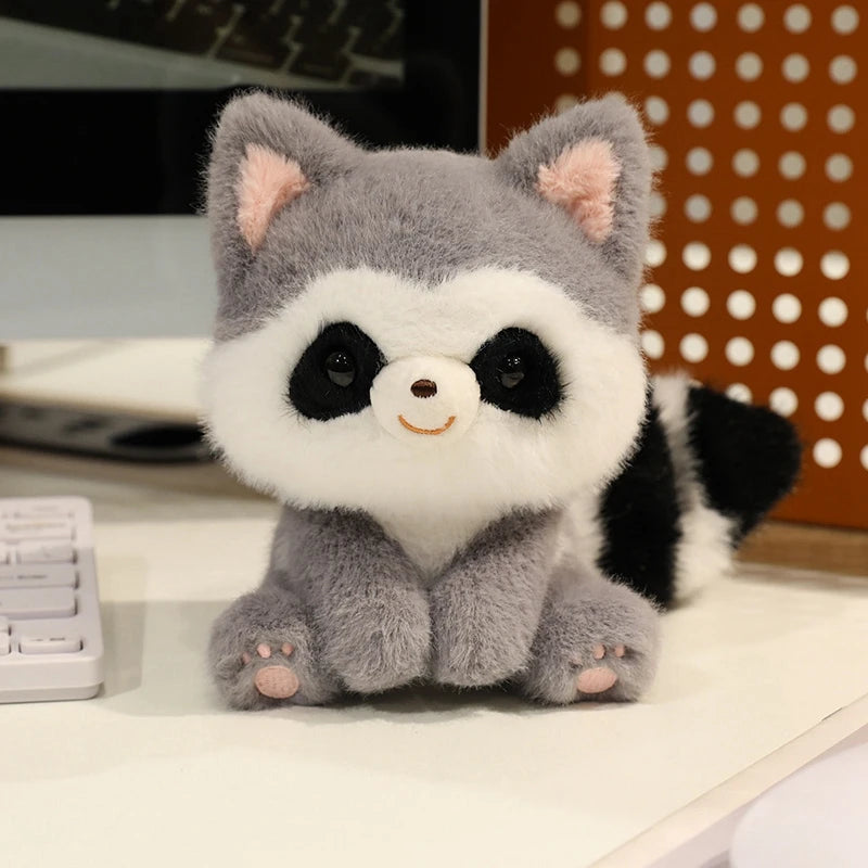 Bonitos animales sentados, Panda rojo, zorro, perezoso, gato, muñecos de peluche suaves, capibara de peluche, cerdo, juguetes para bebés, regalos para niños