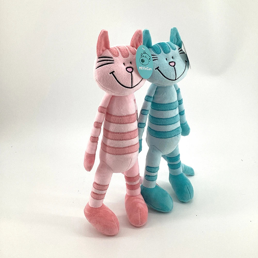 MR ViviCare-juguete de peluche de gato, simulación pequeña y suave, juguetes de animales de peluche para niños, accesorios bonitos para fotos, cumpleaños para niñas
