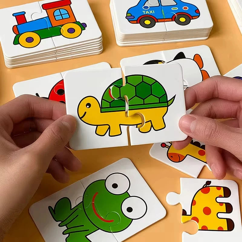 Rompecabezas para bebés, juguetes educativos Montessori, juegos de rompecabezas 3D de madera, caja de hierro, rompecabezas para niños, rompecabezas de madera para niños de 2 a 3 a 4 años