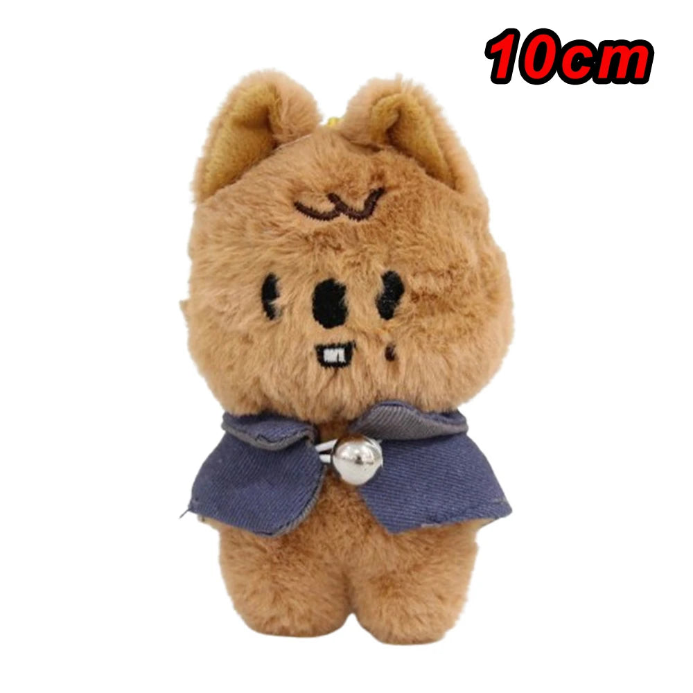 LLavero de peluche skzoo de 70 estilos, llavero Kawaii Skzoo, muñeco de peluche de dibujos animados, juguetes Kawaii, decoración de habitación, regalo para niños