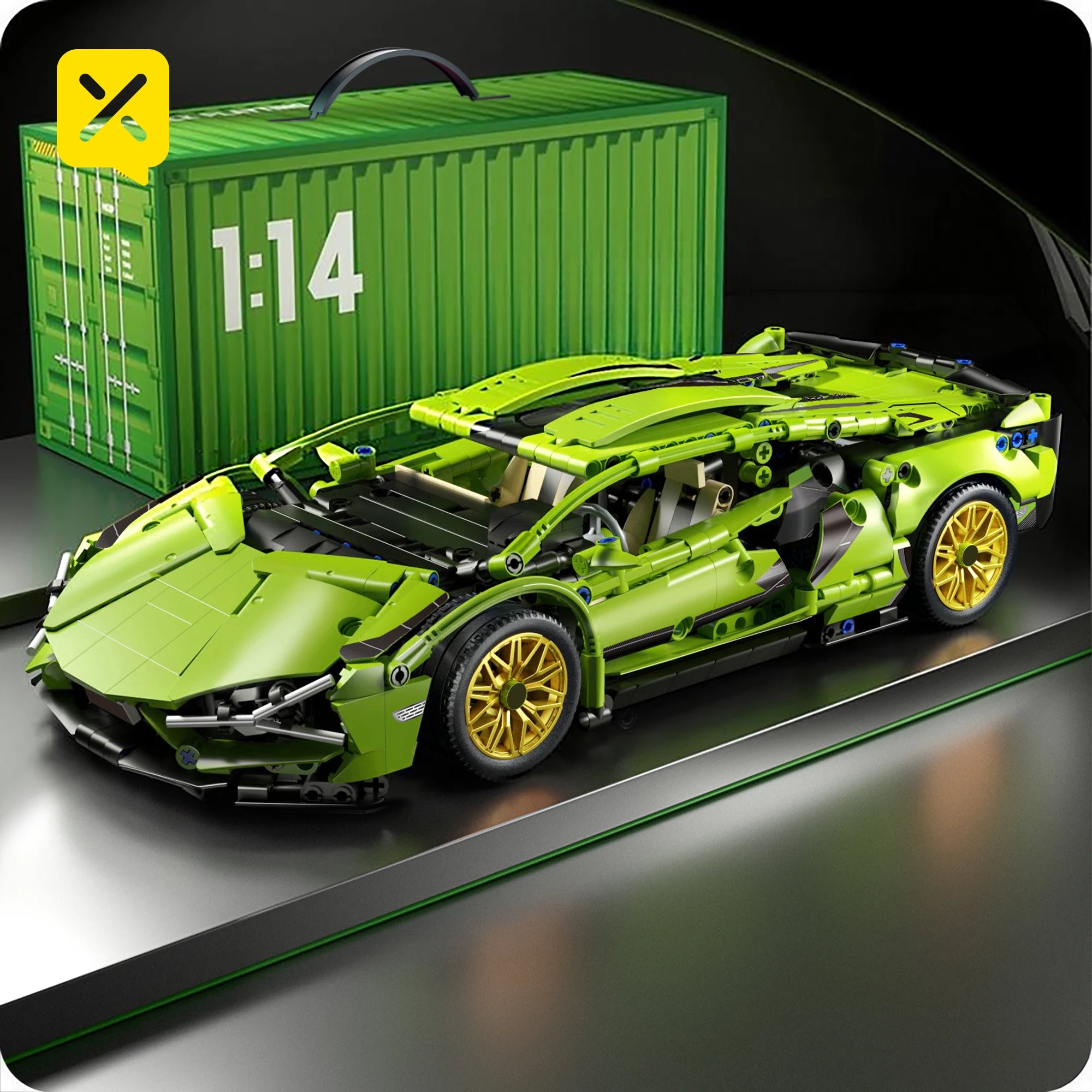 ToylinX bloques de construcción técnicos carreras deporte coche vehículo de velocidad modelo ciudad mecánica Super ladrillos rompecabezas juguetes regalo para adultos