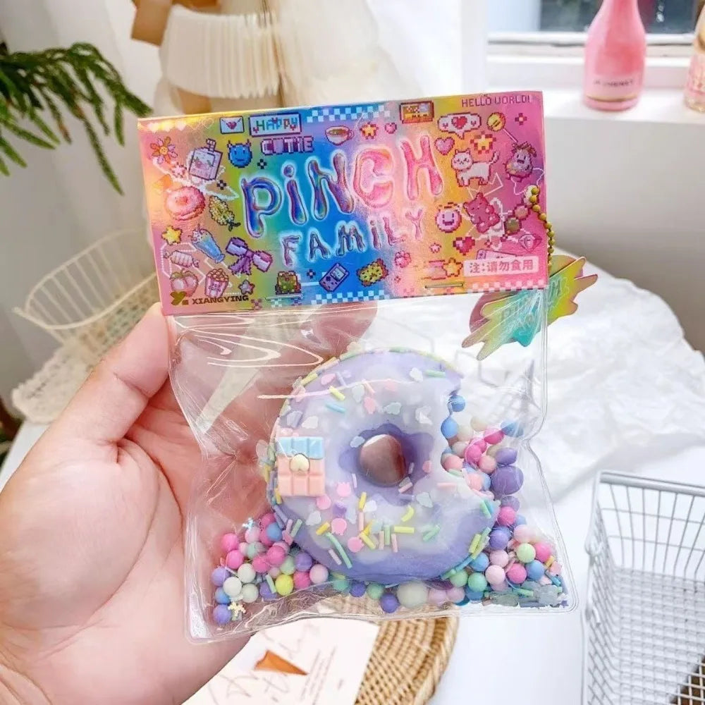 Taba Squishy Cake Donut Juguete para aliviar el estrés, juguetes sensoriales extragrandes para niños y adultos, relajación de la ansiedad, regalo para apretar