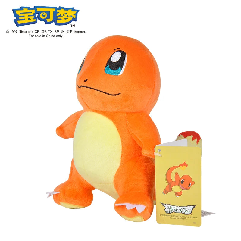 POKEMON-juguete de peluche Original Gengar Pikachu Kawaii Charizard, muñeco de peluche auténtico, juguetes Piplup de dibujos animados suaves y bonitos para regalo de niños