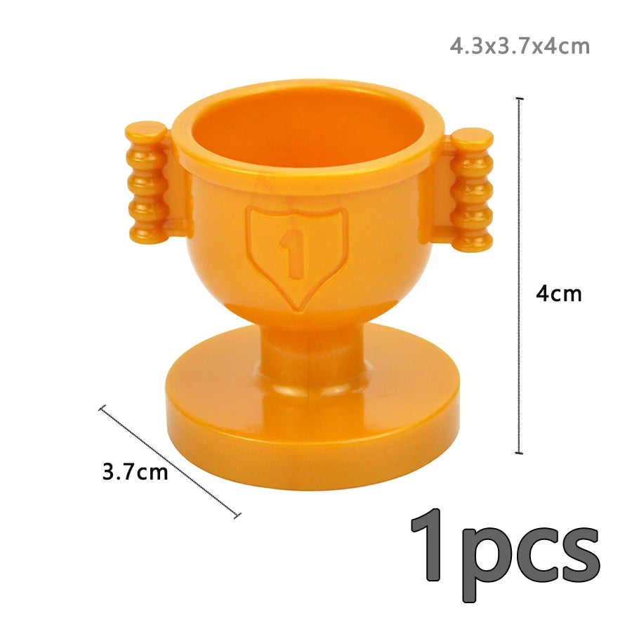 Duploes-figuras de partículas grandes, juguetes de ladrillo, bloques de construcción de gran tamaño, muebles de ciudad, escritorio, silla, cama, sofá, baño, cocina, casa