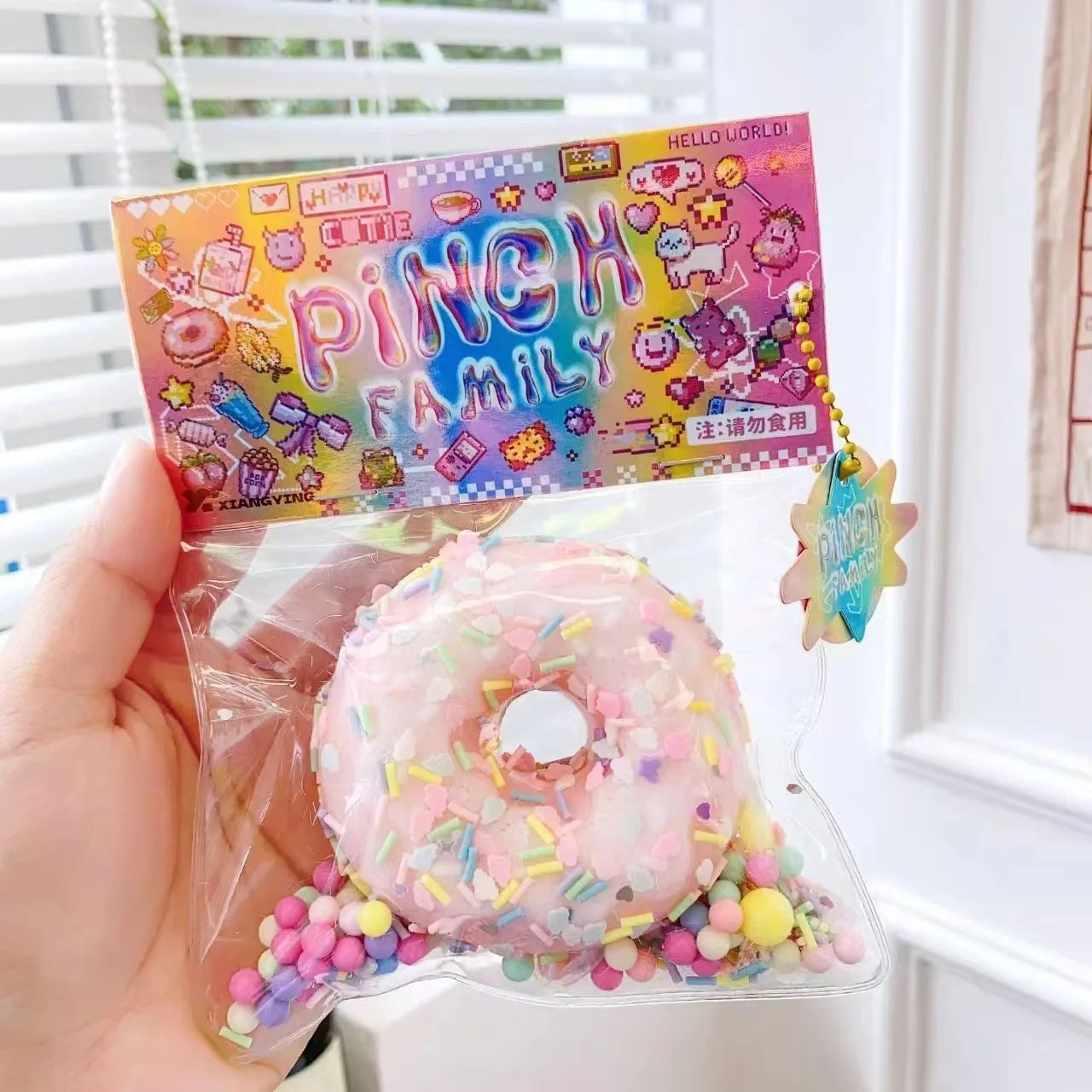 Taba Squishy Cake Donut Juguete para aliviar el estrés, juguetes sensoriales extragrandes para niños y adultos, relajación de la ansiedad, regalo para apretar