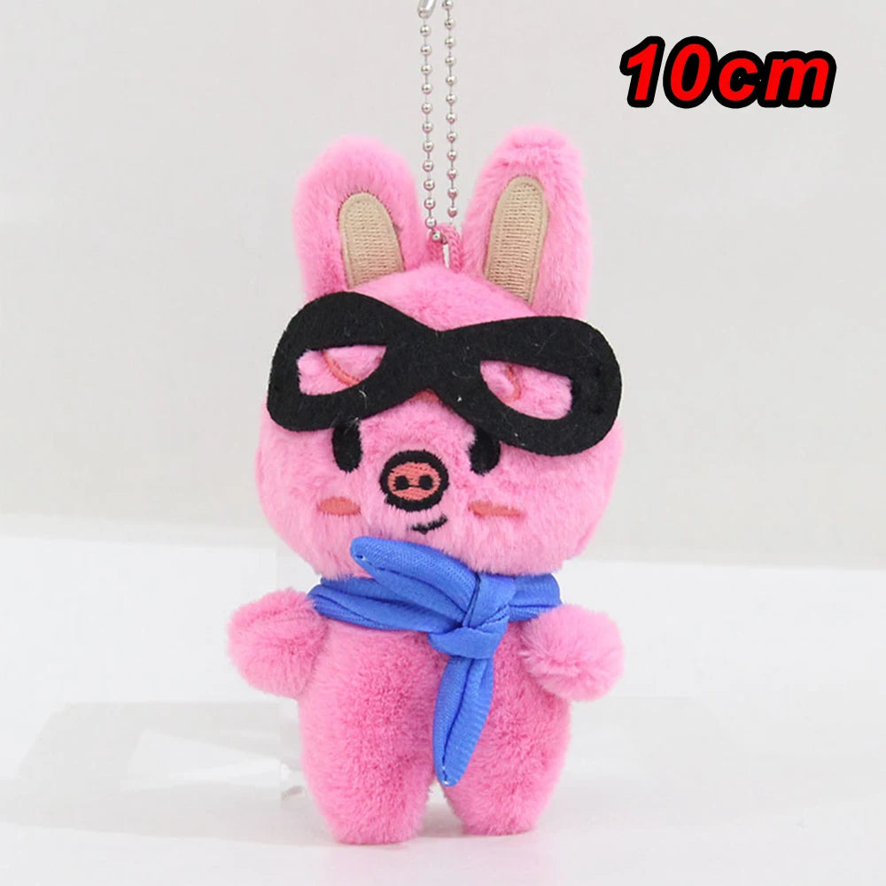 LLavero de peluche skzoo de 70 estilos, llavero Kawaii Skzoo, muñeco de peluche de dibujos animados, juguetes Kawaii, decoración de habitación, regalo para niños