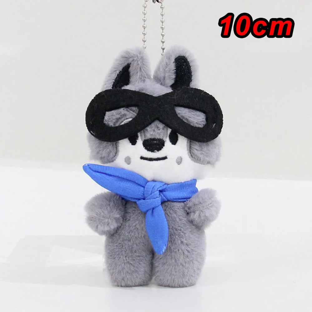 LLavero de peluche skzoo de 70 estilos, llavero Kawaii Skzoo, muñeco de peluche de dibujos animados, juguetes Kawaii, decoración de habitación, regalo para niños