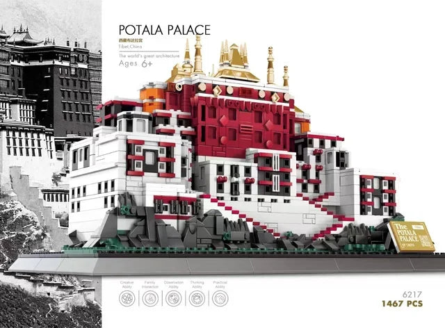 MOC arquitectura de fama mundial Edificio casa de ópera bloques de construcción Villa Savoye puente torre juguete niños cumpleaños regalo de Navidad