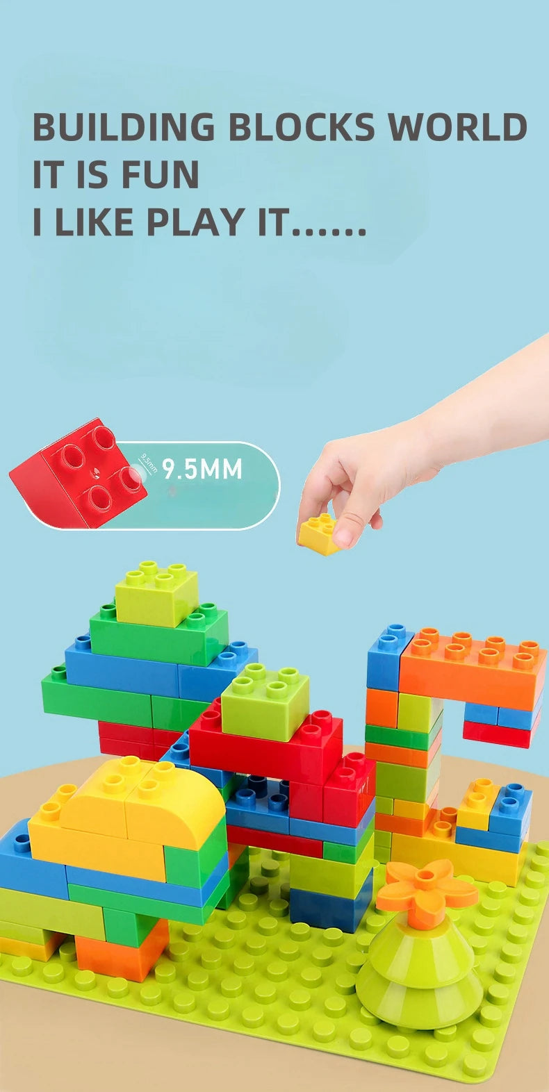 240 Uds. Bloques de construcción juguete para niños juego de bausteine juguetes para niños juguetes de ensamblaje bloques de construcción
