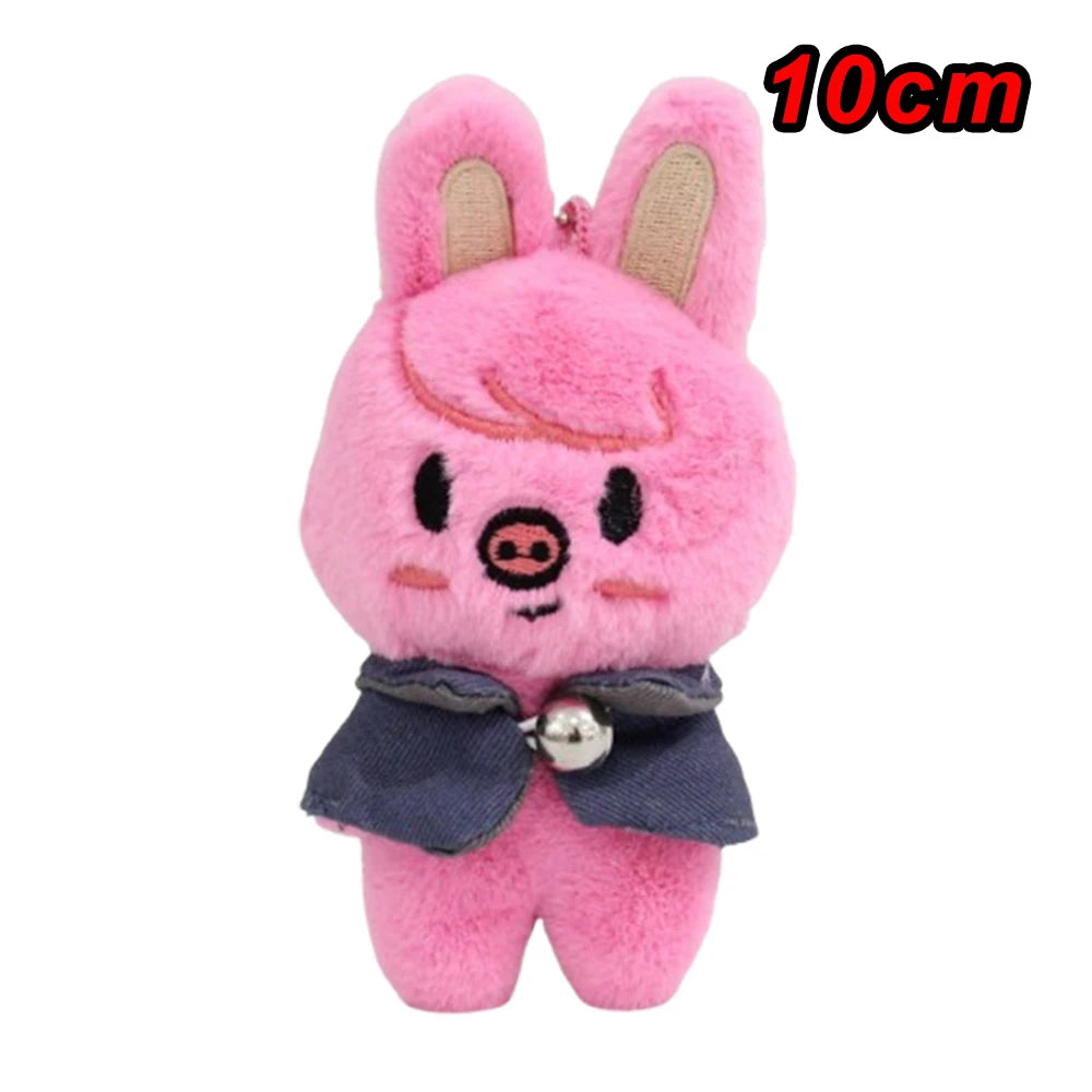 LLavero de peluche skzoo de 70 estilos, llavero Kawaii Skzoo, muñeco de peluche de dibujos animados, juguetes Kawaii, decoración de habitación, regalo para niños