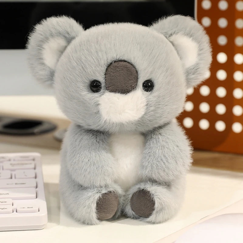 Bonitos animales sentados, Panda rojo, zorro, perezoso, gato, muñecos de peluche suaves, capibara de peluche, cerdo, juguetes para bebés, regalos para niños