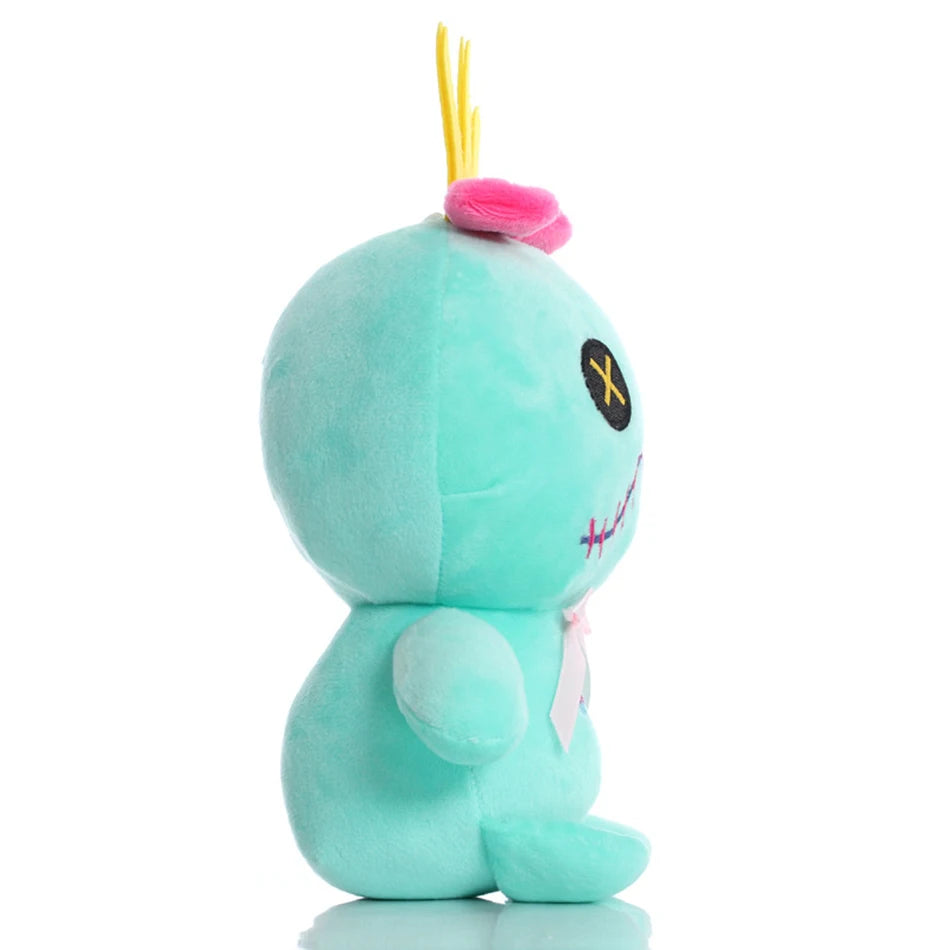 Muñecos de peluche de punto azul y rosa de dibujos animados de Disney, juguetes de Anime Lilo y Stitch de 20CM, juguetes de peluche Stich, regalos de navidad para niños