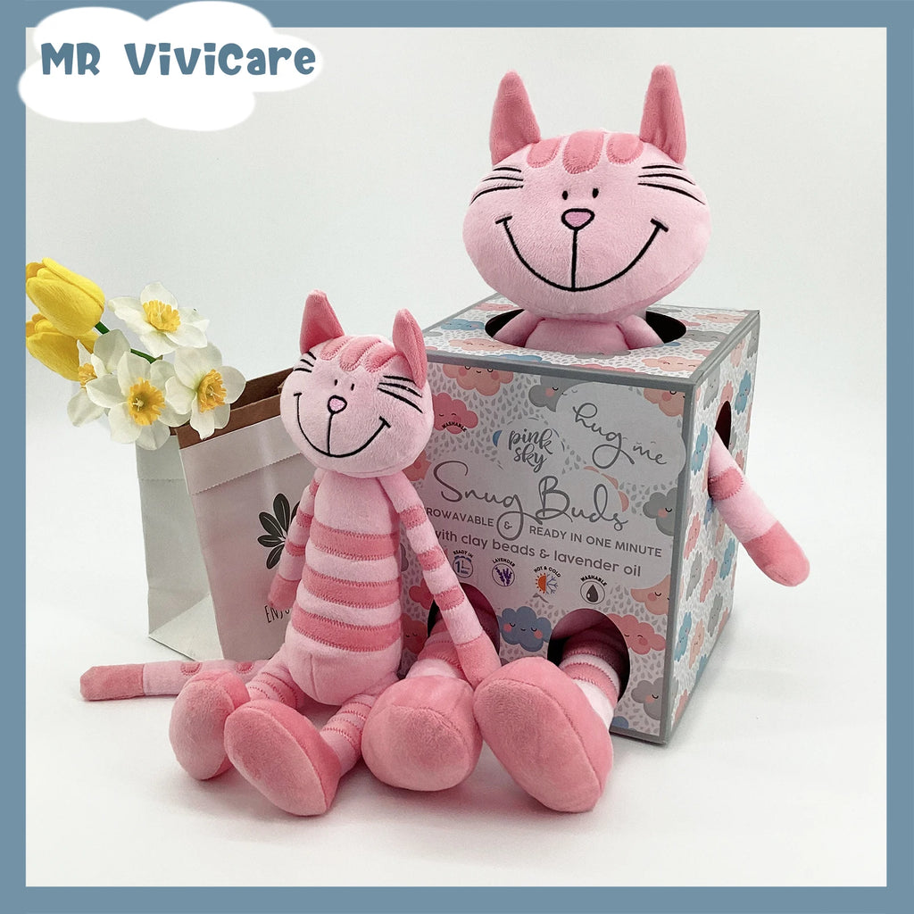 MR ViviCare-juguete de peluche de gato, simulación pequeña y suave, juguetes de animales de peluche para niños, accesorios bonitos para fotos, cumpleaños para niñas