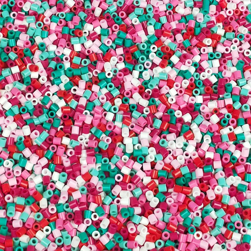 Cuentas de hierro de 5MM, 1000 Uds., rompecabezas de píxeles, cuentas de hierro, mezcla de colores para niños, cuentas Hama Diy, juguete de regalo hecho a mano de alta calidad