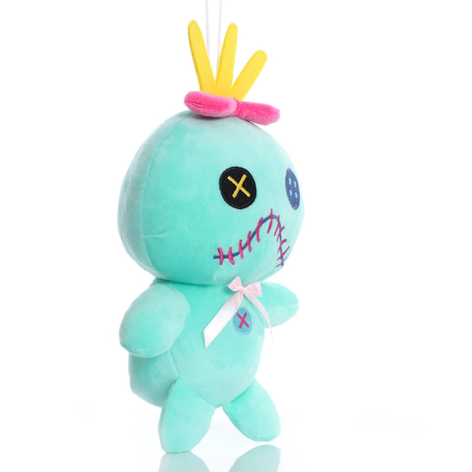 Muñecos de peluche de punto azul y rosa de dibujos animados de Disney, juguetes de Anime Lilo y Stitch de 20CM, juguetes de peluche Stich, regalos de navidad para niños