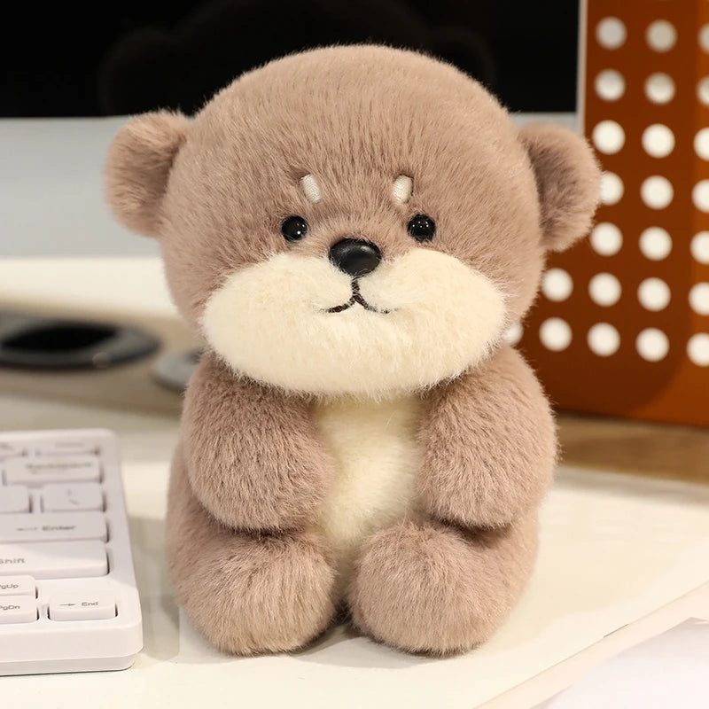 Bonitos animales sentados, Panda rojo, zorro, perezoso, gato, muñecos de peluche suaves, capibara de peluche, cerdo, juguetes para bebés, regalos para niños