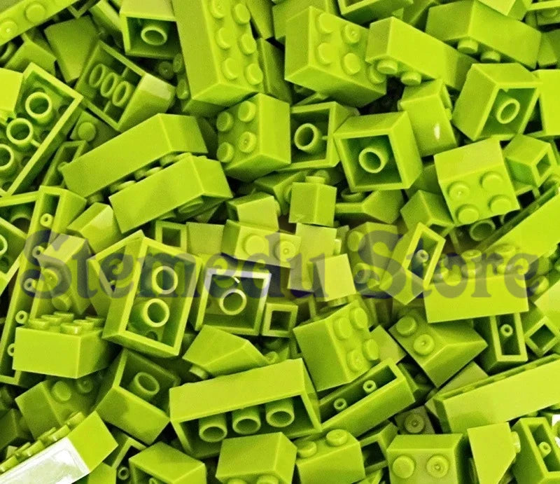 Bloques de construcción de piezas para niños, lote de bloques de construcción de 120 piezas a granel, juguetes de placa de bloques de ladrillos de Color, partículas pequeñas a granel compatibles con Legoeds
