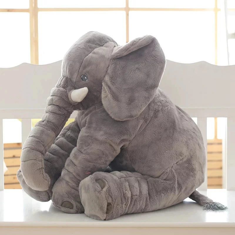 Elefante suave de 40cm, juguetes de peluche, elefante bonito, almohada para dormir para bebé, animales de peluche, los mejores regalos para decoración de habitación de cumpleaños para niños