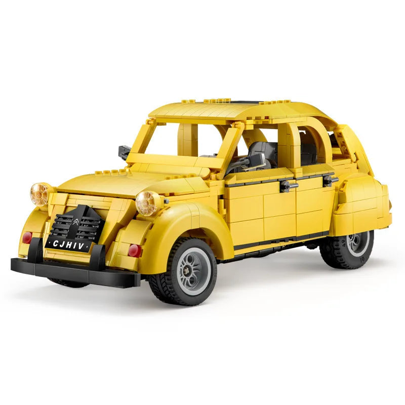 Vehículos técnicos Cada, 1238 Uds., bloques de construcción MOC, ladrillos para adultos 1:12, coches Retro, modelo, juguetes de construcción para niños, regalos