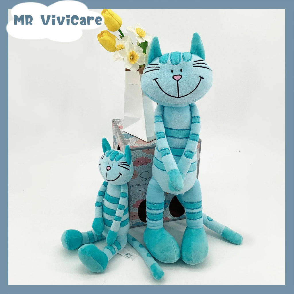 MR ViviCare-juguete de peluche de gato, simulación pequeña y suave, juguetes de animales de peluche para niños, accesorios bonitos para fotos, cumpleaños para niñas