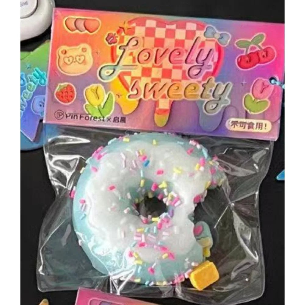 Taba Squishy Cake Donut Juguete para aliviar el estrés, juguetes sensoriales extragrandes para niños y adultos, relajación de la ansiedad, regalo para apretar