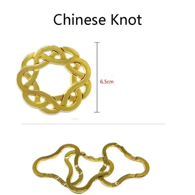 Rompecabezas de Metal IQ clásico para niños y adultos, rompecabezas mágico desconcertante, juego de rompecabezas con cordón, desbloqueo, juguete novedoso, 1 ud.