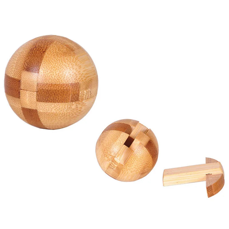 Kong Ming Lock de madera Lu Ban Lock IQ rompecabezas juguete educativo para niños Montessori rompecabezas 3D juego desbloquear juguetes para adultos