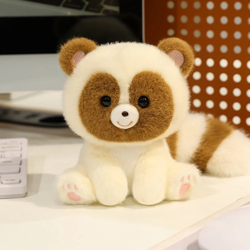 Bonitos animales sentados, Panda rojo, zorro, perezoso, gato, muñecos de peluche suaves, capibara de peluche, cerdo, juguetes para bebés, regalos para niños