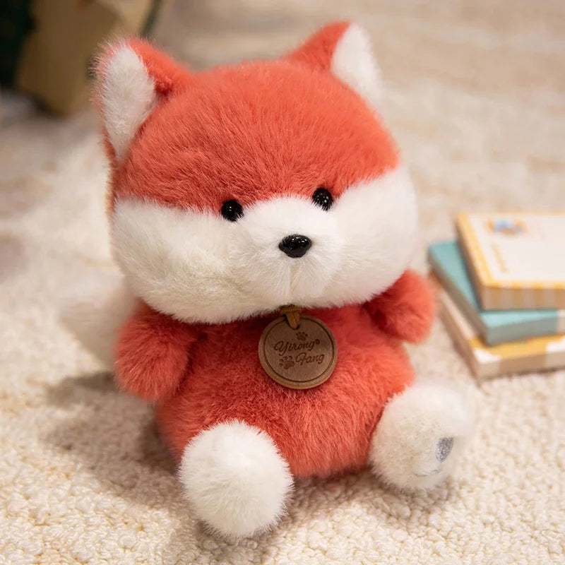 Bonitos animales sentados, Panda rojo, zorro, perezoso, gato, muñecos de peluche suaves, capibara de peluche, cerdo, juguetes para bebés, regalos para niños