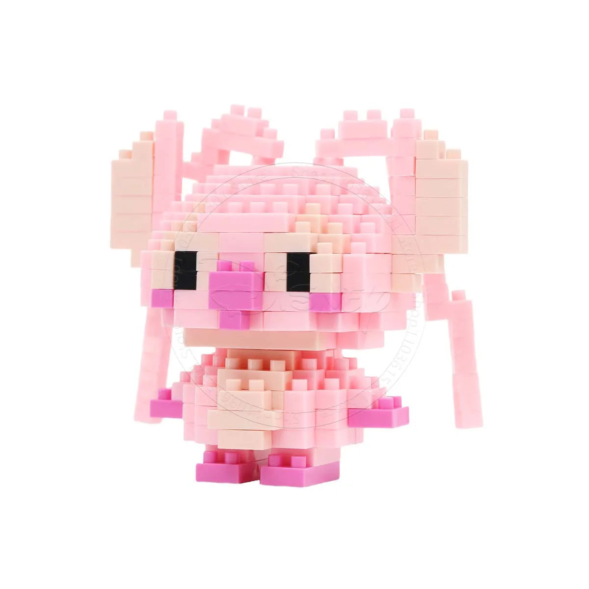 Stitch Disney princesa Elsa LinaBell bloques de construcción Mickey Mouse pato Mini figuras de acción bloques montar juguetes ladrillo niños regalos