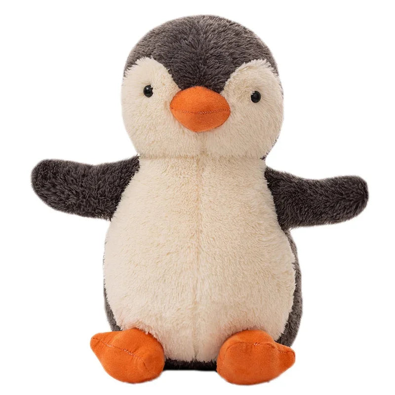 Juguetes de peluche de pingüino suave Huggable Kawaii para niños, muñeca de peluche para niños, regalo de cumpleaños para niños, 16-30CM