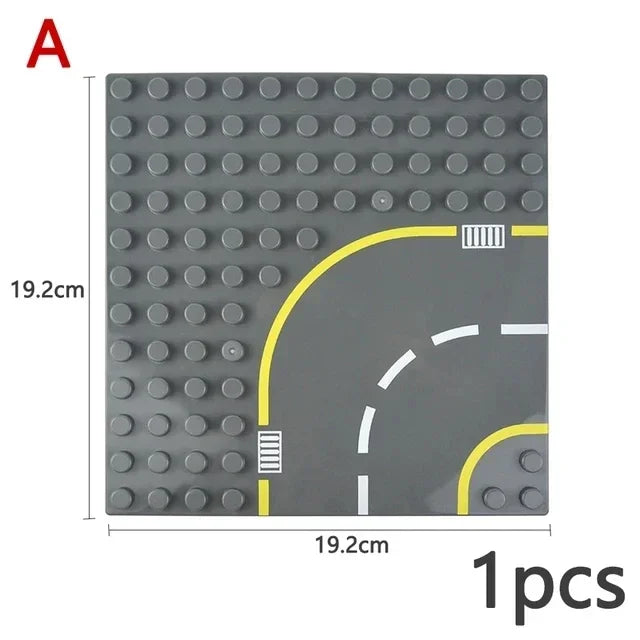 Placa base Duploes de gran tamaño, placas de montaje de ladrillos de 16x16 puntos, partículas grandes, figuras clásicas de animales, bloques de construcción, juguetes para niños