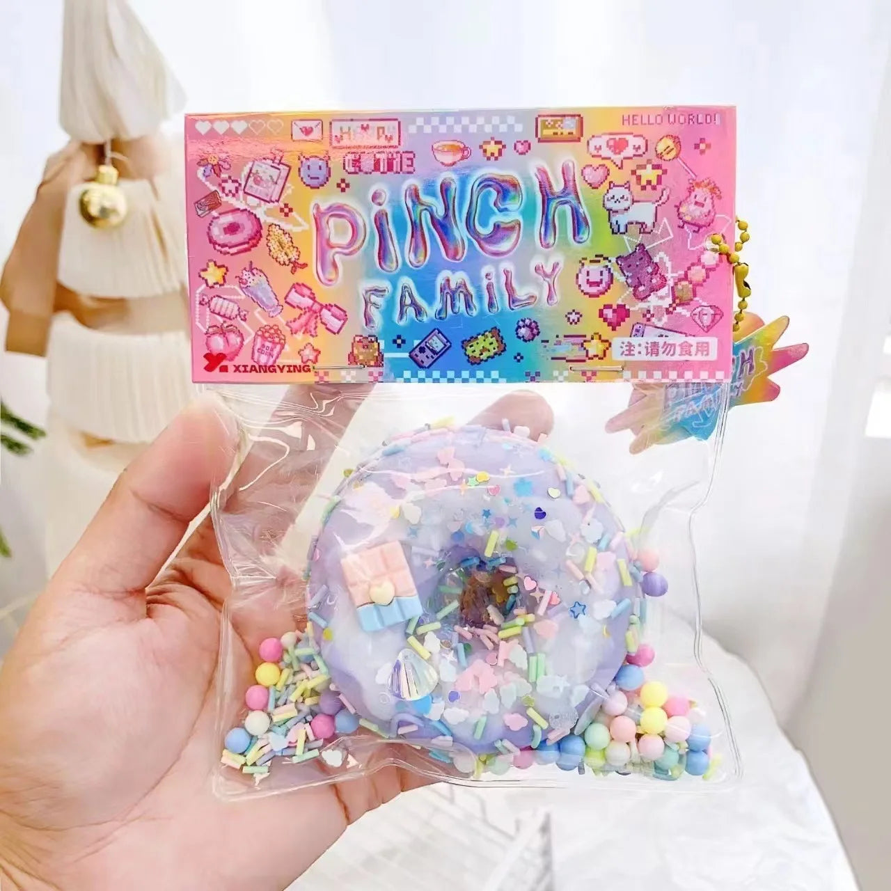 Taba Squishy Cake Donut Juguete para aliviar el estrés, juguetes sensoriales extragrandes para niños y adultos, relajación de la ansiedad, regalo para apretar