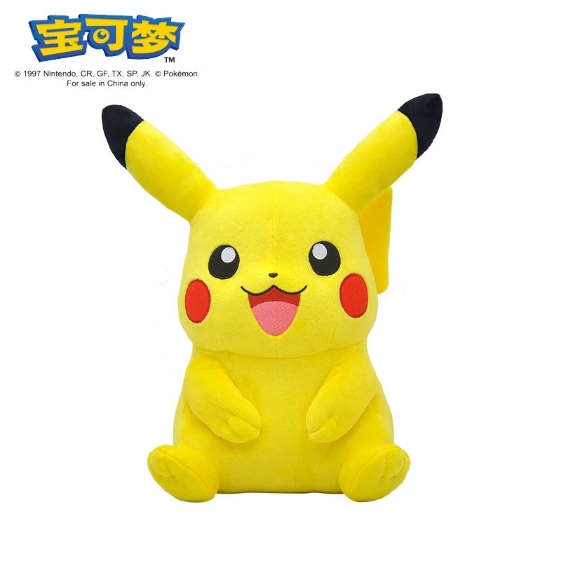 POKEMON-juguete de peluche Original Gengar Pikachu Kawaii Charizard, muñeco de peluche auténtico, juguetes Piplup de dibujos animados suaves y bonitos para regalo de niños