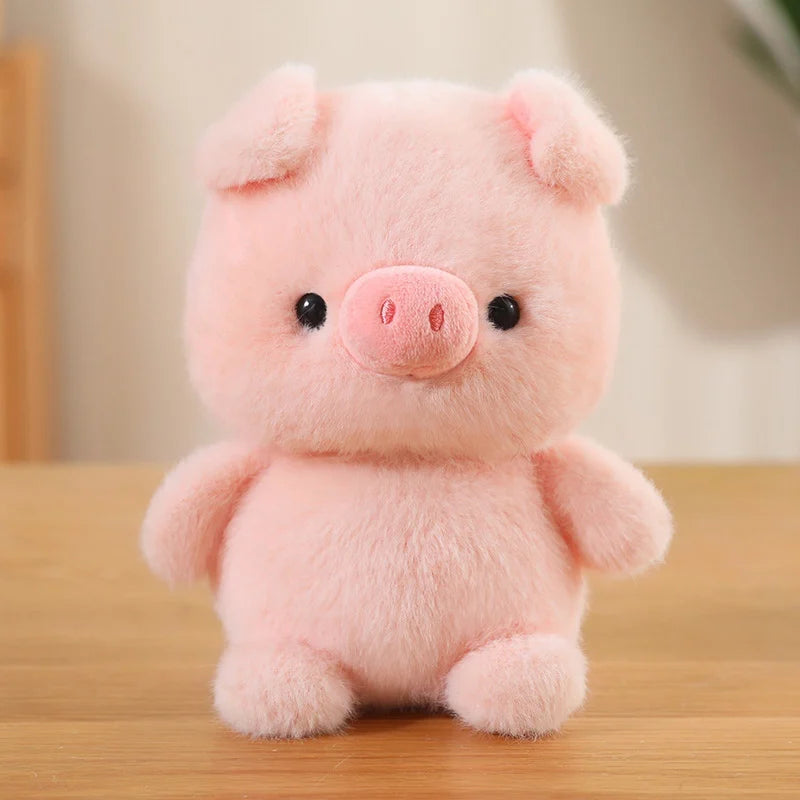 Bonitos animales sentados, Panda rojo, zorro, perezoso, gato, muñecos de peluche suaves, capibara de peluche, cerdo, juguetes para bebés, regalos para niños