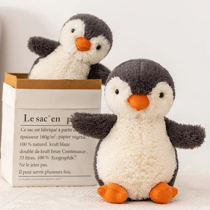 Juguetes de peluche de pingüino suave Huggable Kawaii para niños, muñeca de peluche para niños, regalo de cumpleaños para niños, 16-30CM
