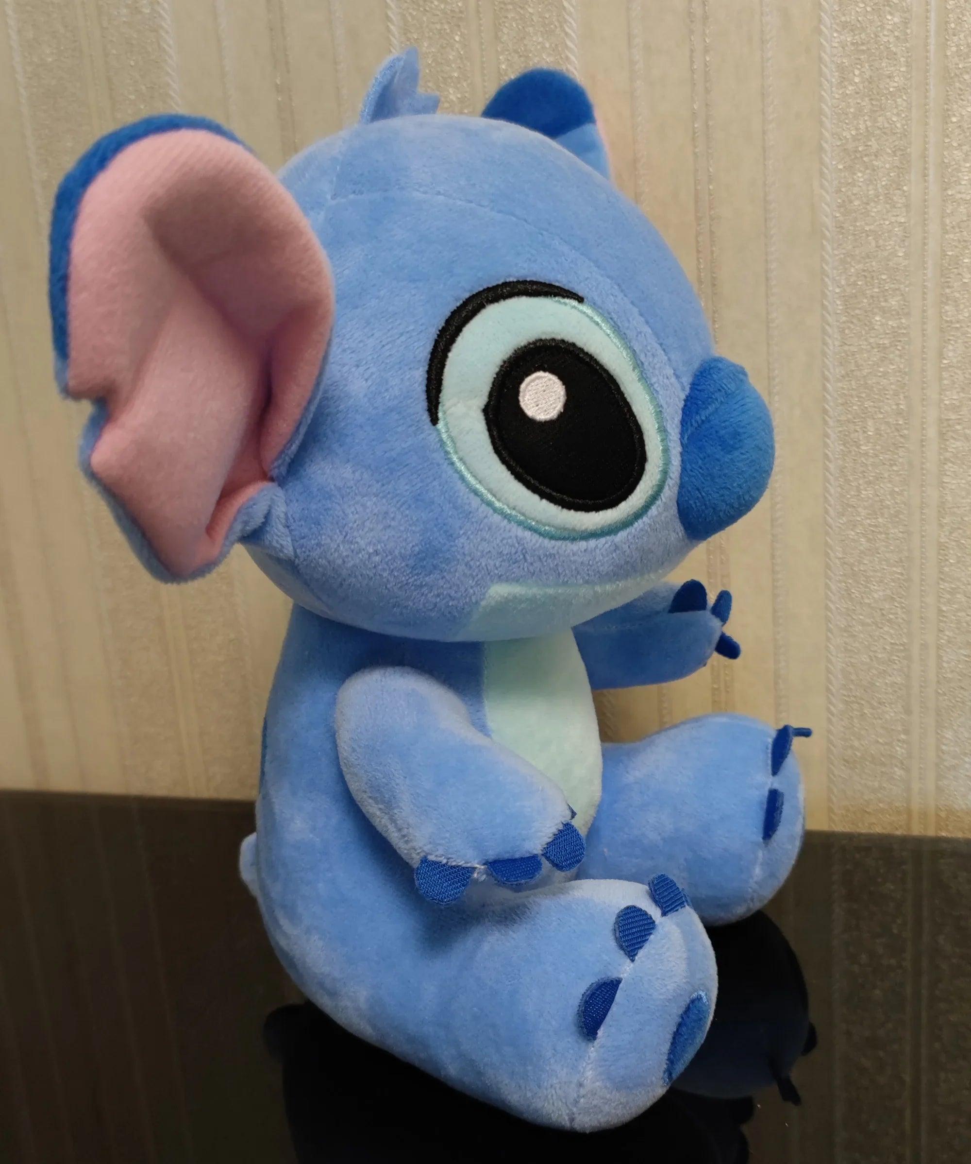 Muñecos de peluche de Stitch azul y rosa de dibujos animados de Disney, juguetes de Anime Lilo y Stitch Stich, juguetes de peluche, regalos de Navidad para niños
