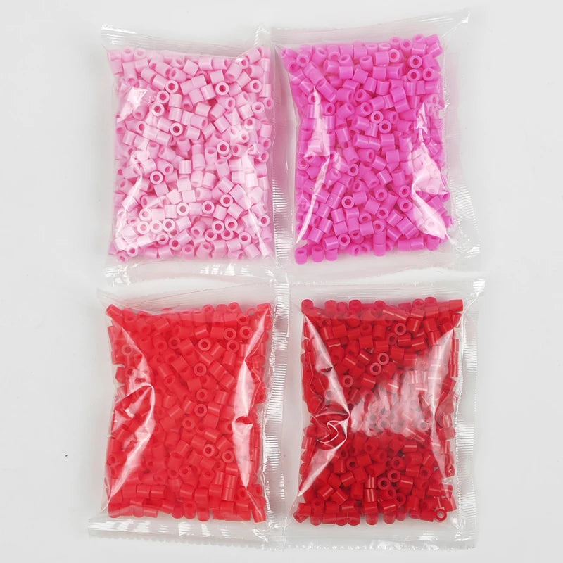Cuentas de hierro de 5MM, 2000 Uds., rompecabezas de píxeles, cuentas de hierro, mezcla de colores para niños, cuentas Hama, cuentas Perler Diy, juguete de regalo hecho a mano de alta calidad